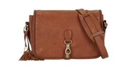 Marrakech Messenger Bag, Leather, Tan, 213317, DB, 2*